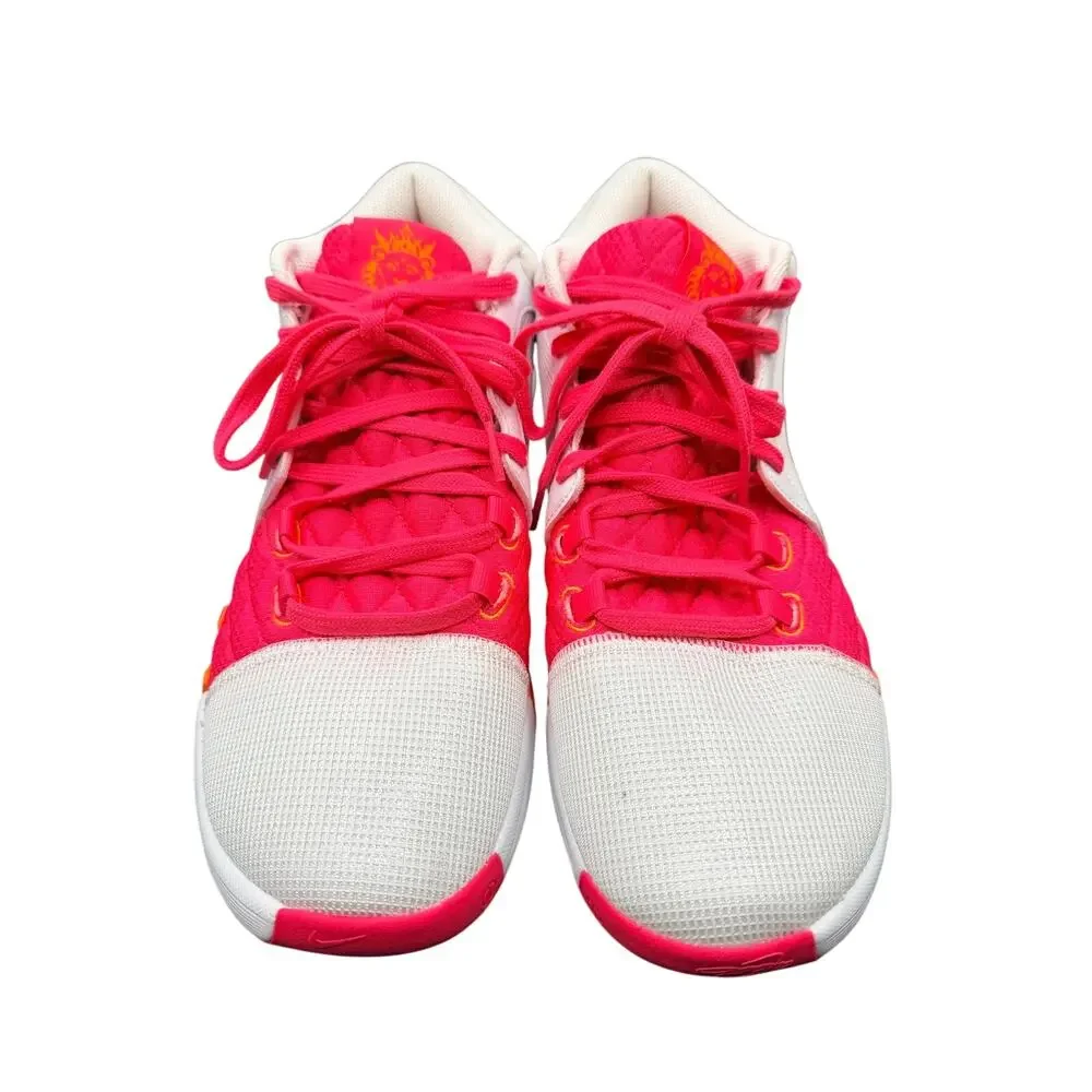 Nike LeBron Witness 8 White Pink Orange Basketball Shoes Men’s 12 NWOB
